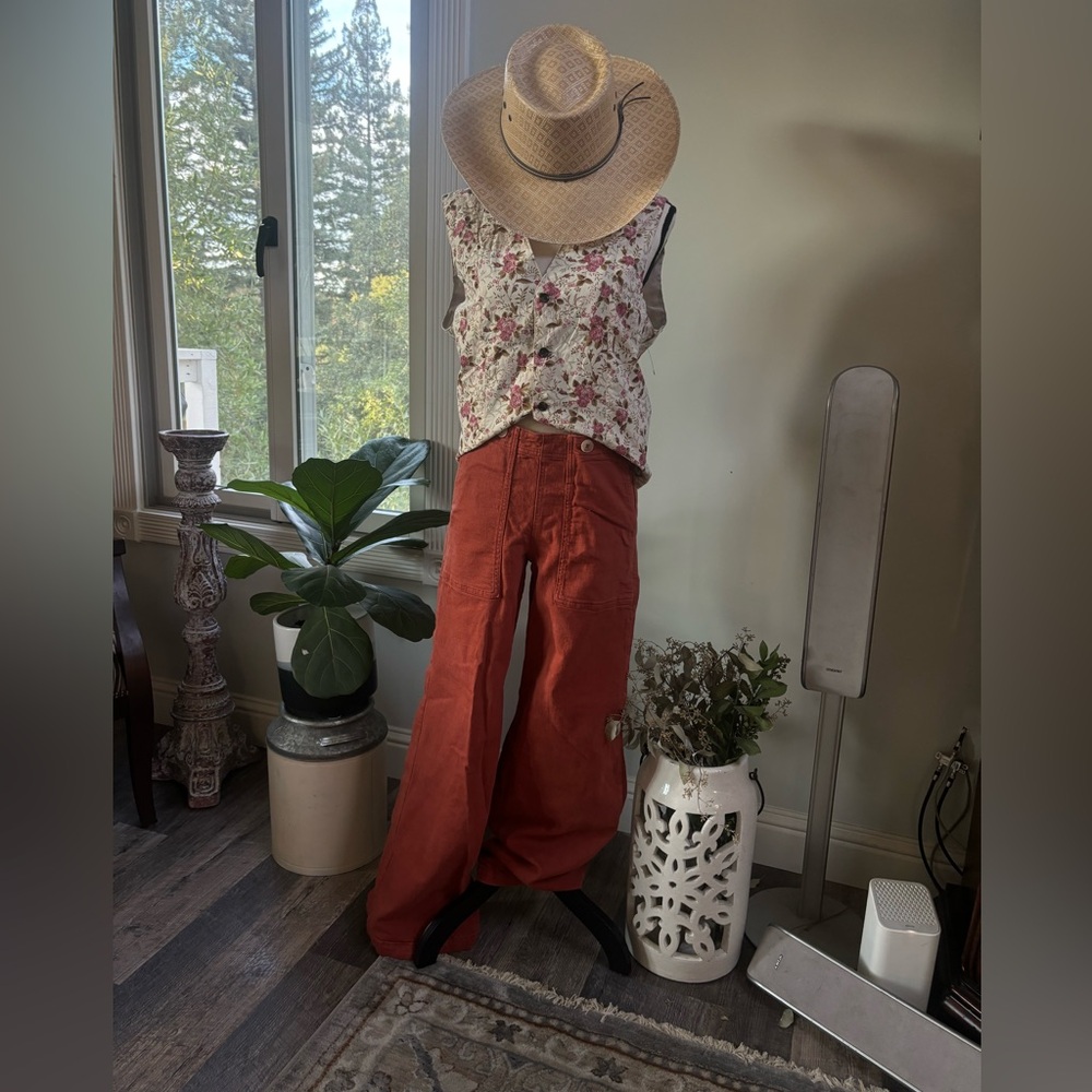 Floral Vintage Vest no brand